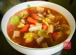 Illustration of how to make borscht at home 11