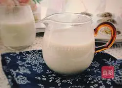 Illustration of how to make soybean and barley soy milk (without heating machine version) 8