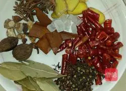 Illustration of braised pig trotters 2