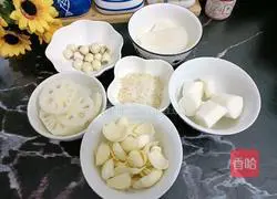 Illustration of how to make five white paste 7