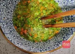 Illustration of how to make steamed eggs with mixed vegetables 7