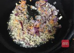 Illustration of how to make spaghetti with meat sauce 3