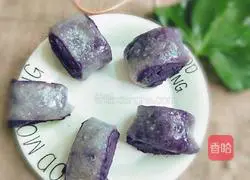 Illustration of how to make purple sweet potato buns 17