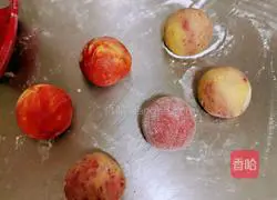 Illustration of how to make red marble sweet steamed buns 9