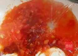Illustration of tomato soup noodles 3