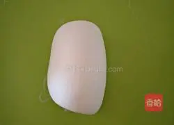 Illustration of how to make cute white rabbit 1