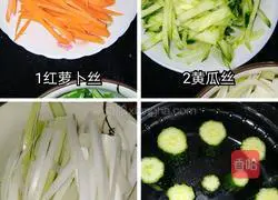 Illustration of how to make creative cold silk 2