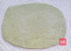 Illustration of how to make spinach flower rolls 9