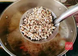 Barley Cordyceps and Coconut Juice Beef Bone Soup Recipe Illustration 11