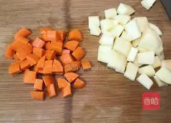 Illustration of how to make apple carrot juice (cooked drink) 2