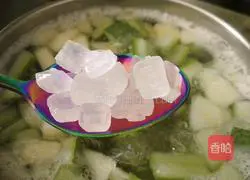 Snow pear and winter melon rind soup recipe 7