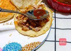 Illustration of how to make Roujiamo 7