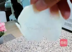 Celery and pepper oil Illustration of how to make potato shreds 2