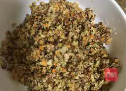 Illustration of how to make glutinous rice and siomai 2