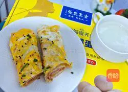 Illustration of how to make egg hand cakes 8