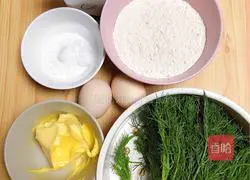 Fennel fritters Illustration of how to make fried dough sticks 1