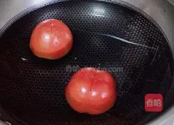 Illustration of tomato and beef braised spaghetti 2