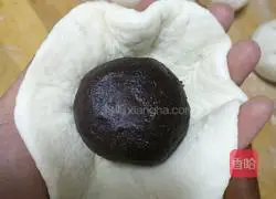 Illustration of how to make bean paste buns 6