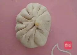 Chives and eggs Illustration of how to make pie 14