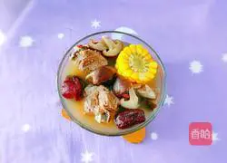 Illustration of how to make mushroom, corn and beef bone soup 16