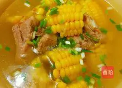 Illustration of how to make pork ribs and corn soup 7