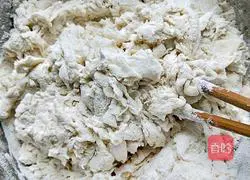 Illustration of how to make leek and tofu stuffed cake 2