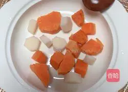 Illustration of how to make sweet potato, yam, barley and tremella soup 8