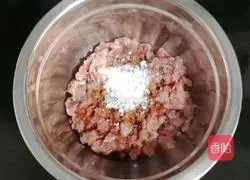 Illustration of how to make fried edamame with minced meat 3