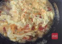 Illustration of how to make tomato and egg soup 9