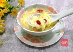 Illustration of how to make glutinous rice and egg drop sweet soup 13