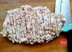 Illustration of how to make zucchini and fungus stuffed dumplings 3