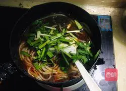 Illustration of how to make sheep blood in pink soup 9