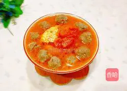 Tomato, egg and beef brisket soup Illustration of how to do it 18