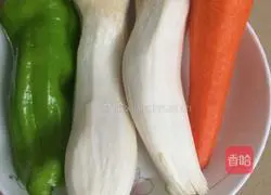 Illustration of how to make Chicken Leg Mushrooms in Oyster Sauce 1