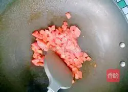 Illustration of how to make tomato sauce tofu soup 6