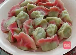 Illustration of how to make colorful dumplings 17
