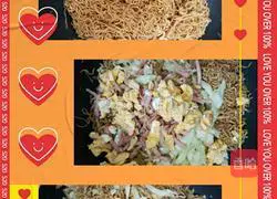Illustration of how to make fried noodles with cabbage 6