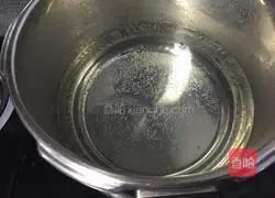 Illustration of how to make sago sweet green tea 1