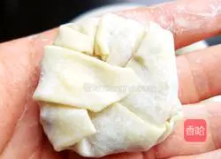 Illustration of how to make wonton skin and shaomai stuffing pancakes 18