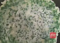 Illustration of home-style chive egg pancake 4