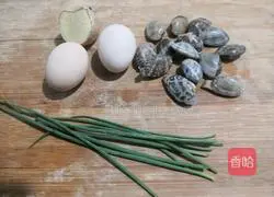 Illustration of how to make clam stewed eggs 1