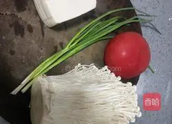 Enoki mushroom tofu soup recipe 1