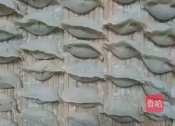 Illustration of how to make dumplings stuffed with pork and green onion 5