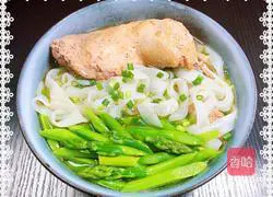 Illustration of how to make asparagus and chicken soup stuffed skin 10