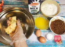 Brown sugar banana muffin (light butter) recipe illustration 2