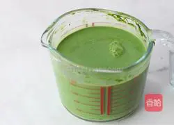 Illustration of how to make matcha milk 9