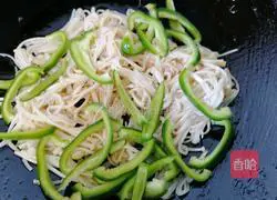 Enoki mushrooms scrambled eggs Illustration of how to do it 8