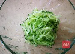 Illustration of how to make Korean tofu cold soup 4