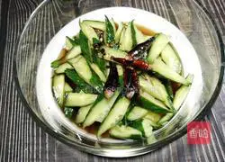 #Hebei cuisine#Recipe of refreshing cucumber 9
