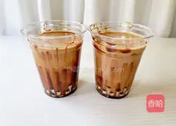 Brown Sugar Pearl Raw Coconut Latte Recipe Illustration 6